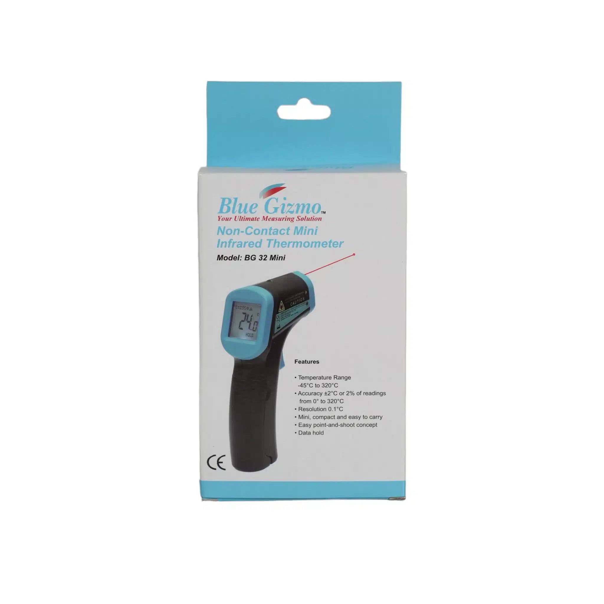 Blue Gizmo Infrared thermometer, LCD