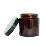 Comandante Single Bean Jar with Lid, Brown Glass