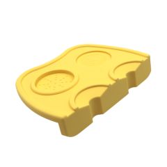 Rhino Coffee Gear Double Tamper Mat - Yellow