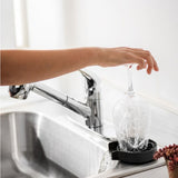 Glass Rinser For Kitchen Sinks with Wobble Plate