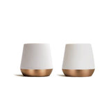 Fellow Junior Demitasse Mugs 2PK Matte White/Copper - 2.3oz