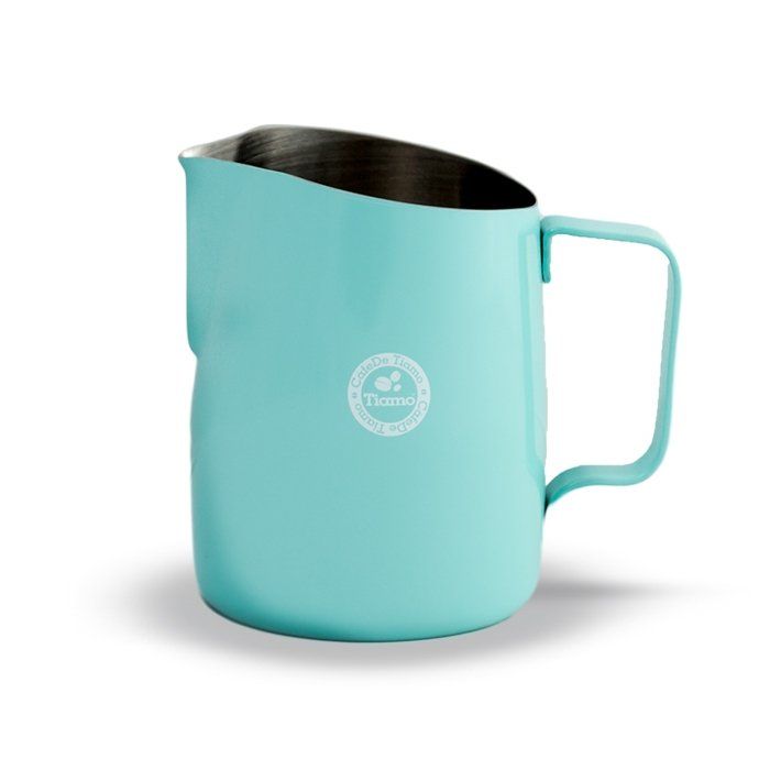 Tapered Milk Jug, 650ml, Teal Blue - Tiamo