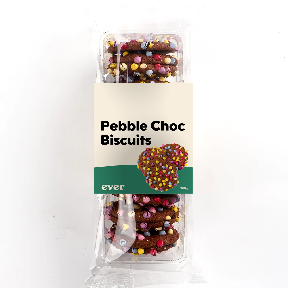 Ever Pebble Choc Biscuits 305g pack