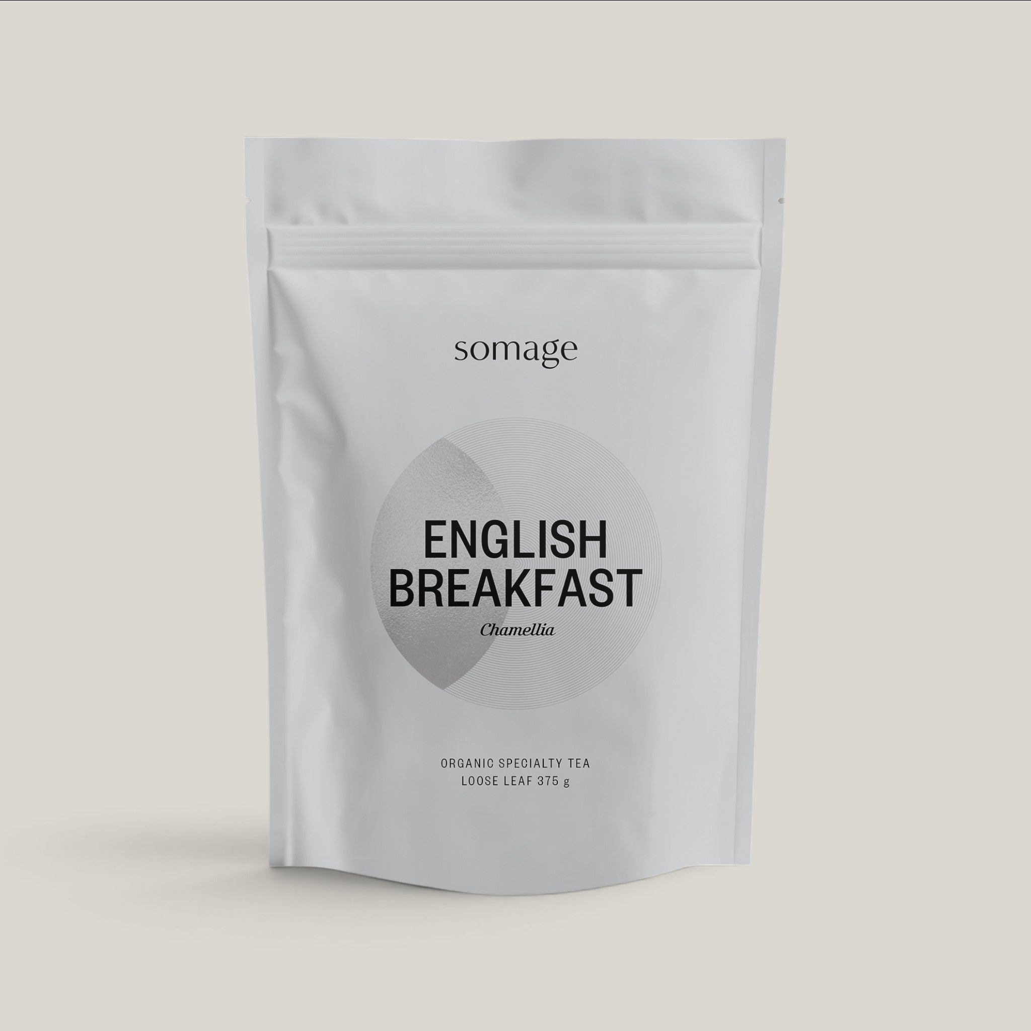 Somage English Breakfast certified organic loose leaf tea 375g pouch