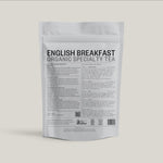 Somage English Breakfast loose leaf tea pouch, back of pack