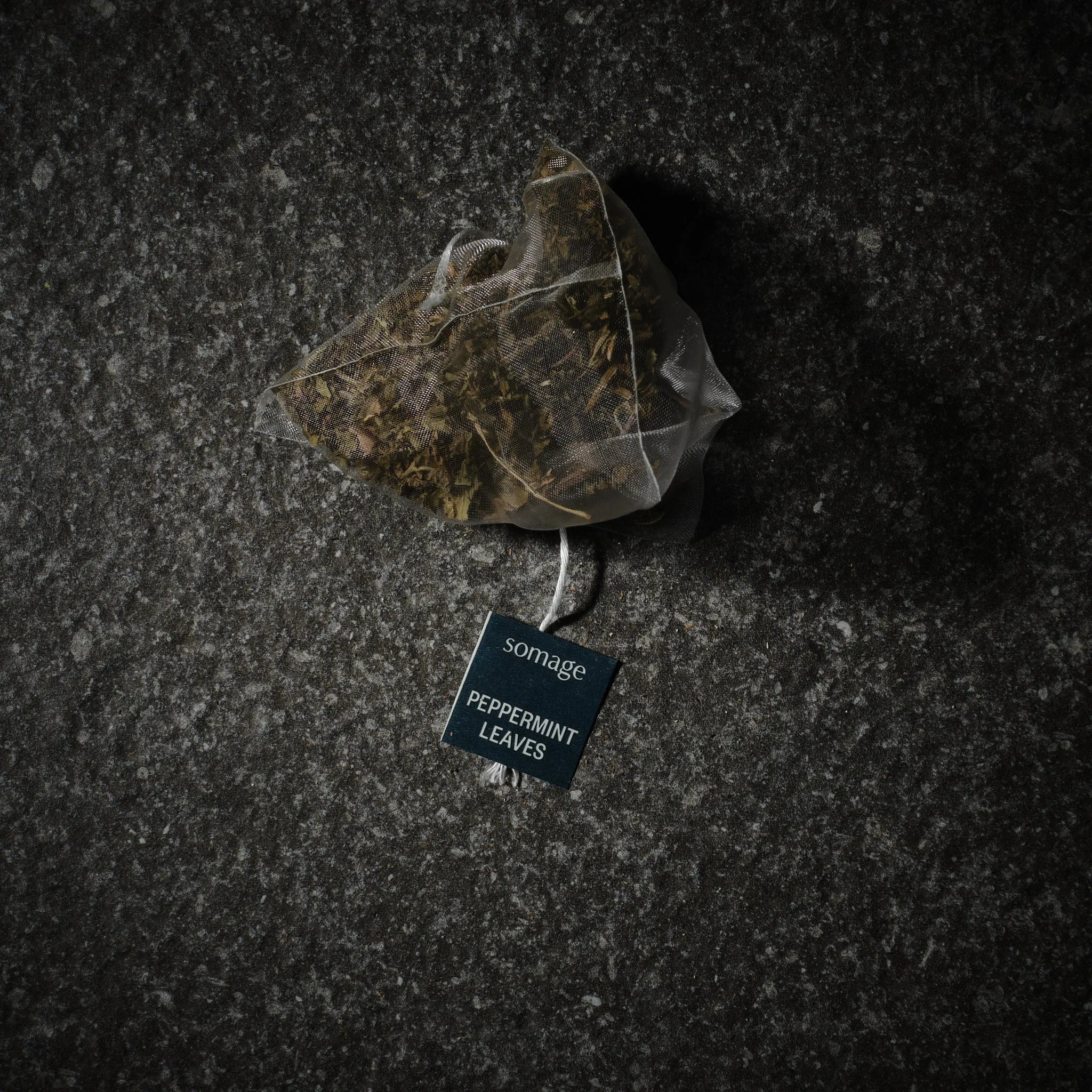 Somage Peppermint pyramid tea bag